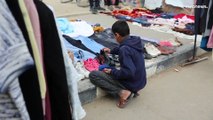 شاهد: شتاء قاسي أمام سكان غزة.. لا أحذية ولا ملابس شتوية تقي الأطفال من البرد