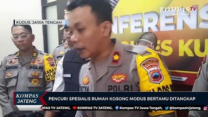 Pencuri Spesialis Rumah Kosong Modus Bertamu Ditangkap