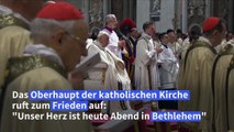 Papst bei Christmette: 