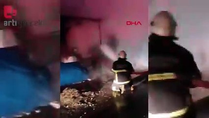 Konteyner kentte yangın