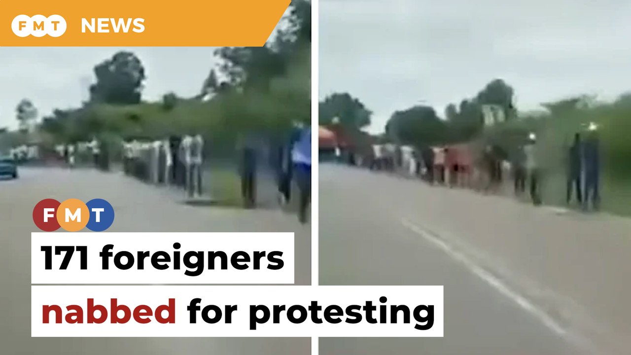 Cops nab 171 foreigners protesting lack of jobs in Johor