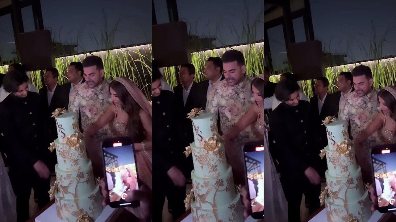 INSIDE Arbaaz-Sshura's wedding Salman shakes a leg with Arhaan; newlyweds cut MASSIVE cake