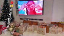 Papa Noel inunda de regalos las casas de nuestros famosos