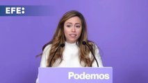 Podemos: el rey hizo un discurso para buscar 