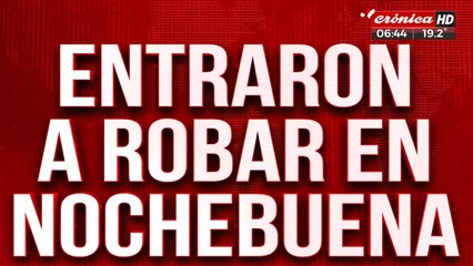 Entraron a robar en Nochebuena y se terminaron tiroteando con la policía