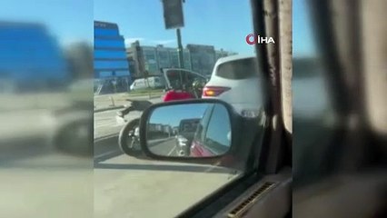 Yol verme kavgasında ölümcül saldırı kamerada