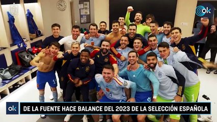 De la Fuente hace balance del 2023 de la selección española