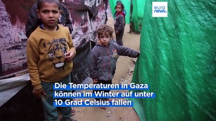 Wintereinbruch in Gaza: Kein Schutz vor Regen und Kälte