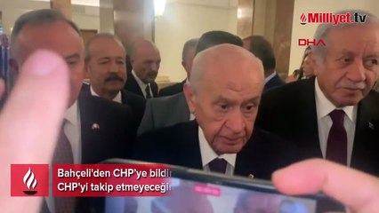 Bahçeli'den CHP’ye bildiri tepkisi! “Bütçe görüşmelerinde CHP'yi takip etmeyeceğim”
