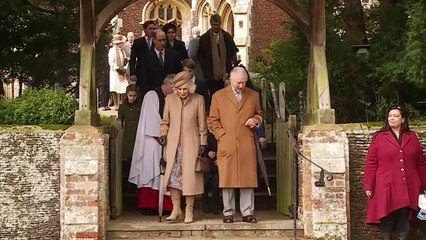 Royals attend mass in Sandringham
