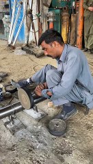 Excavator Hydraulic Polishing #caterpillar #hydraulic #ytshorts #shortsvideo
