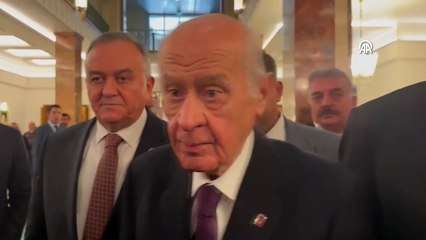 MHP, DEM parti konuşması sırasında meclisten ayrıldı.