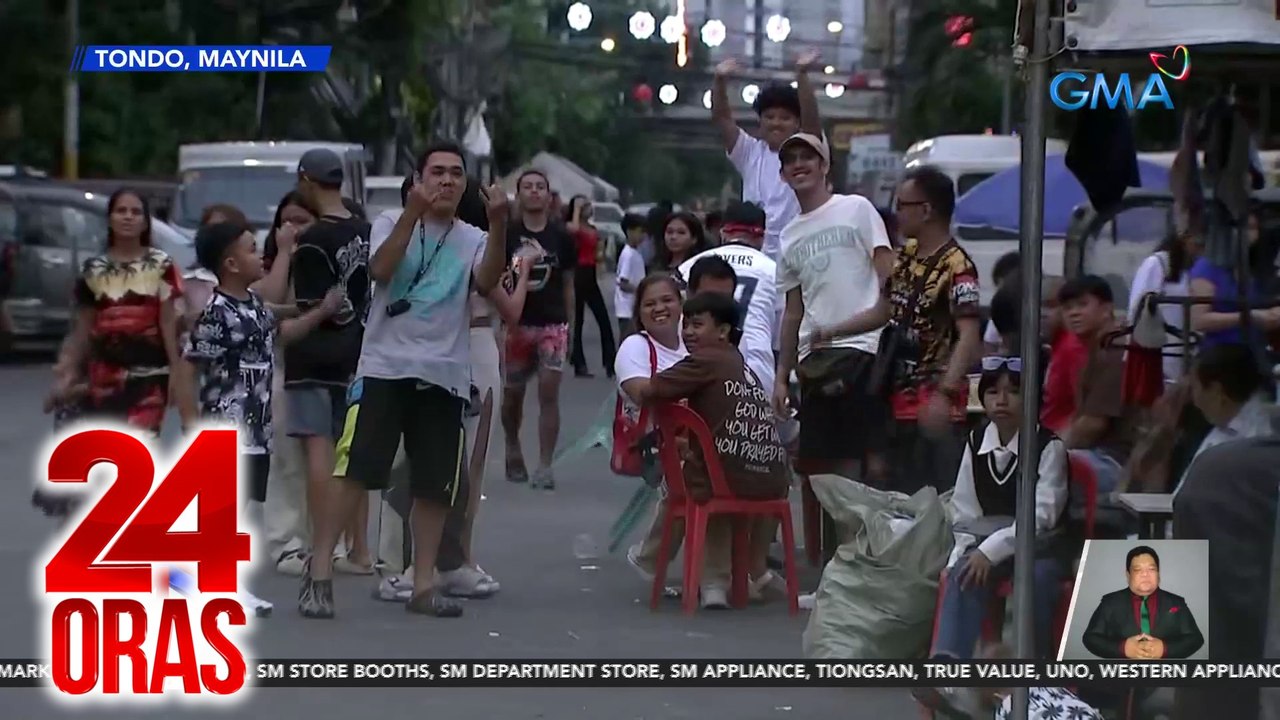 Maraming taga-Tondo, tuluy-tuloy ang pagdiriwang ngayong maghapon | 24 Oras