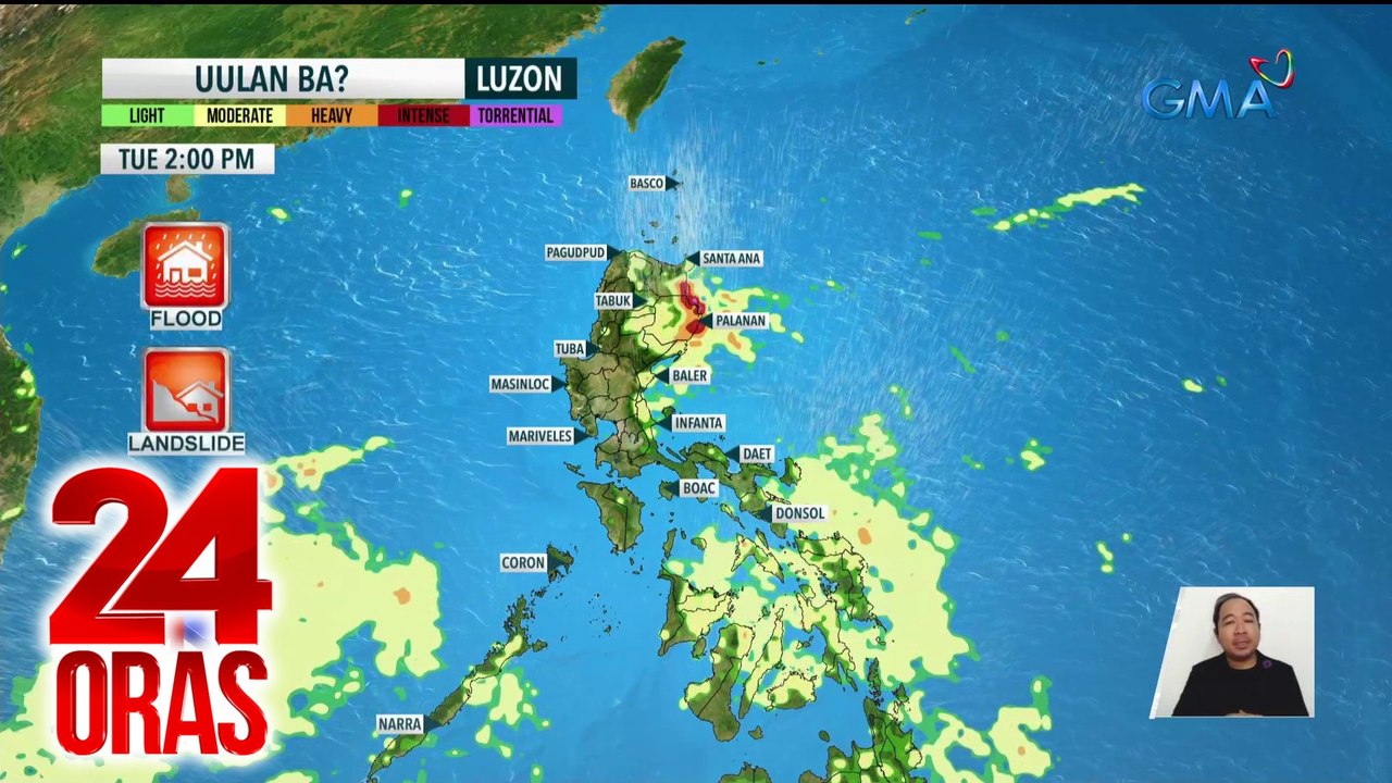 Ilang lugar sa bansa, halos buong araw na makakaranas ng pag-ulan | 24 Oras