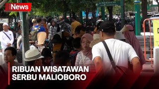 Malioboro Diserbu Ribuan Wisatawan yang Menikmati Libur Nataru