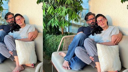 Sunil Shetty wished wife Maana in a special way on wedding anniversary