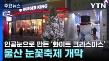 인공눈으로 만든 '화이트 크리스마스'...눈꽃축제 개막 / YTN