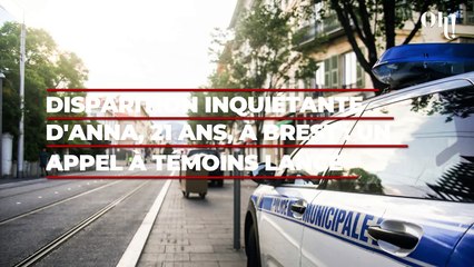 Disparition inquiétante d'Anna, 21 ans, à Brest : un appel à témoins lancé