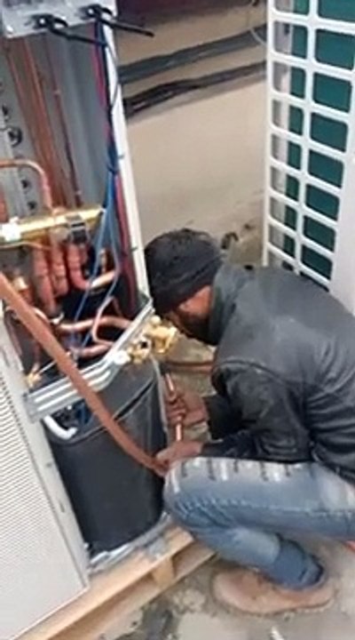Samsung 4TR outdoor units coper piping