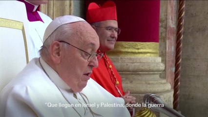El Papa pide que cesen “la violencia y el odio” en su mensaje ‘Urbi et Orbi’