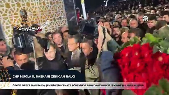 Balcı, Özgür’e Manisa’da şehidimizin cenaze töreninde provokasyon girişiminde bulunulmuştur