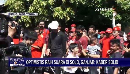 Optimistis Raih 85 Persen Suara di Solo, Ganjar: Kader Solid!