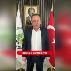 Tanju Özcan yılbaşı etkinliklerini iptal etti.