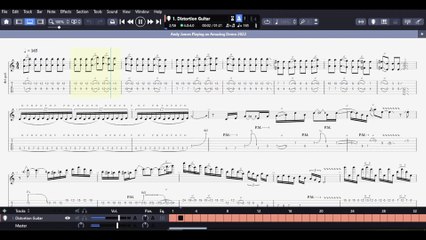 【GTP谱例演示】 Andy James Playing an Amazing Demo 2022 [TAB by Joseph Hamed]