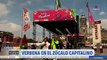 Capitalinos disfrutan de actividades en la Verbena Navideña en e Zócalo