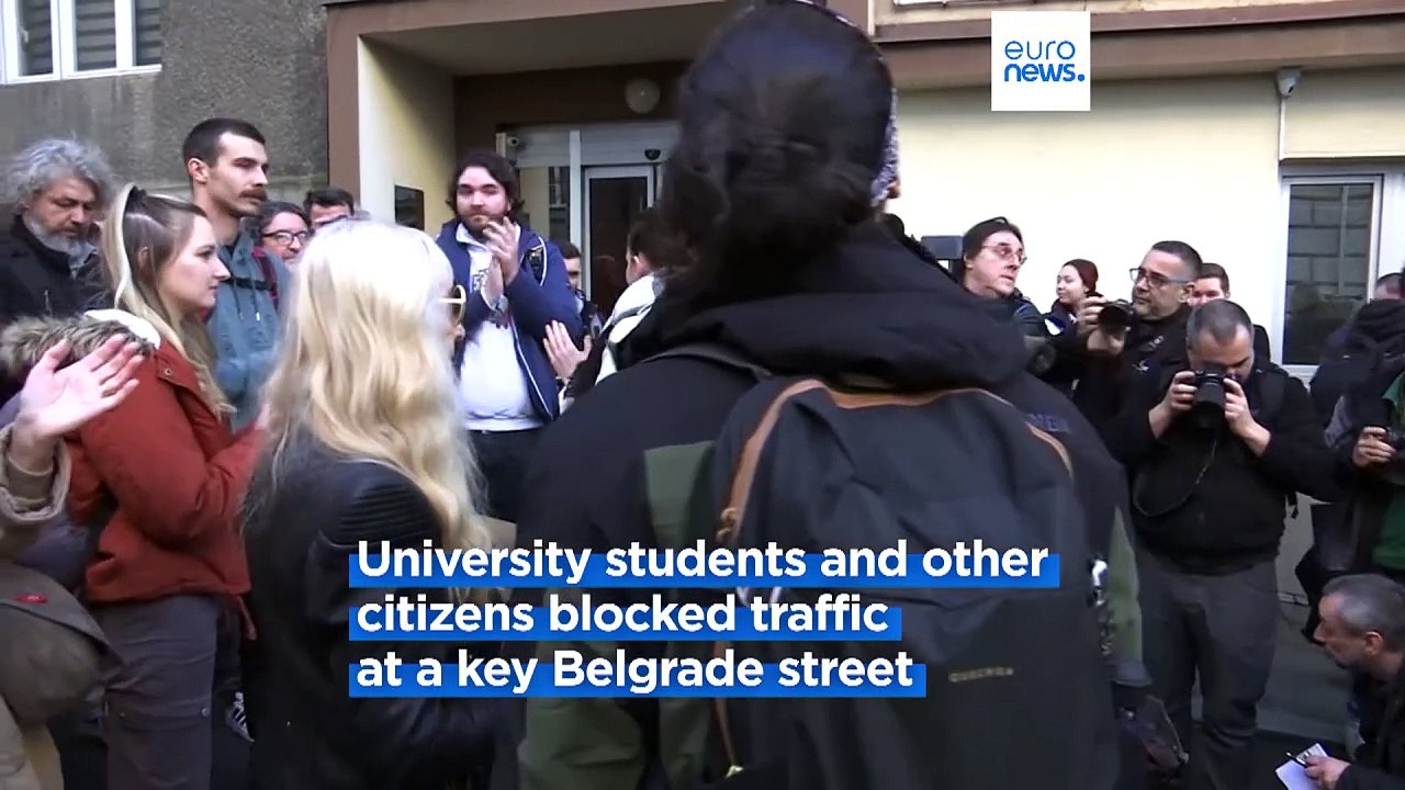Students block key roads in Belgrade as protests continue