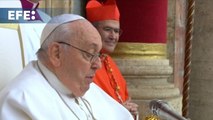 El papa pide que cese el ataque a Gaza y la liberación de rehenes en el mensaje de Navidad