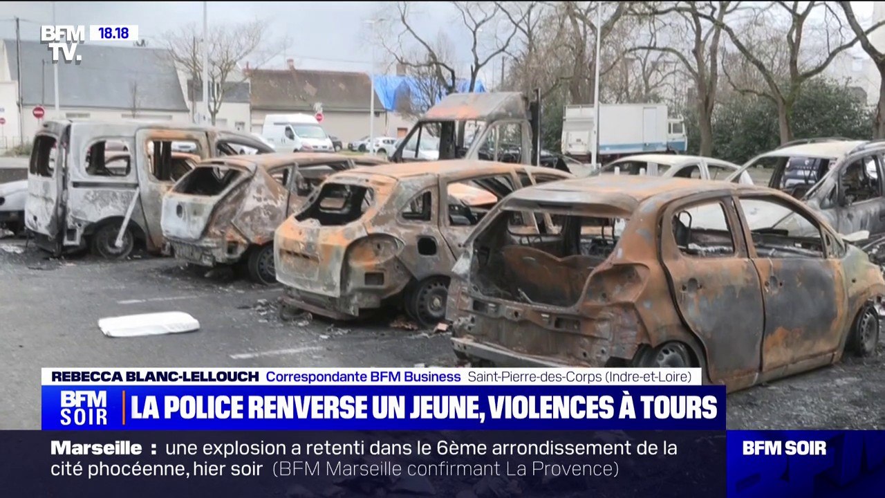 "Ils ont cramé mon gagne-pain, je n'ai que ça pour vivre" un habitant dont le food truck a été incendié après la mort d'un jeune homme renversé par une voiture de police témoigne