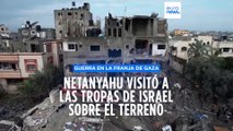 Los ataques de Israel devastan Gaza mientras Netanyahu visita a las tropas sobre el terreno