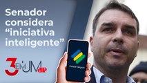 Flávio Bolsonaro elogia iniciativa do governo Lula de criar app ‘Celular Seguro’