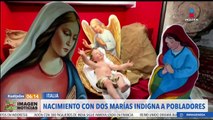 Nacimiento con dos Marías indigna a fieles en Italia