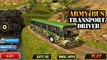 Army Bus Driver US Soldier Transport Duty - Offroad Driving Bus - Android GamePlay