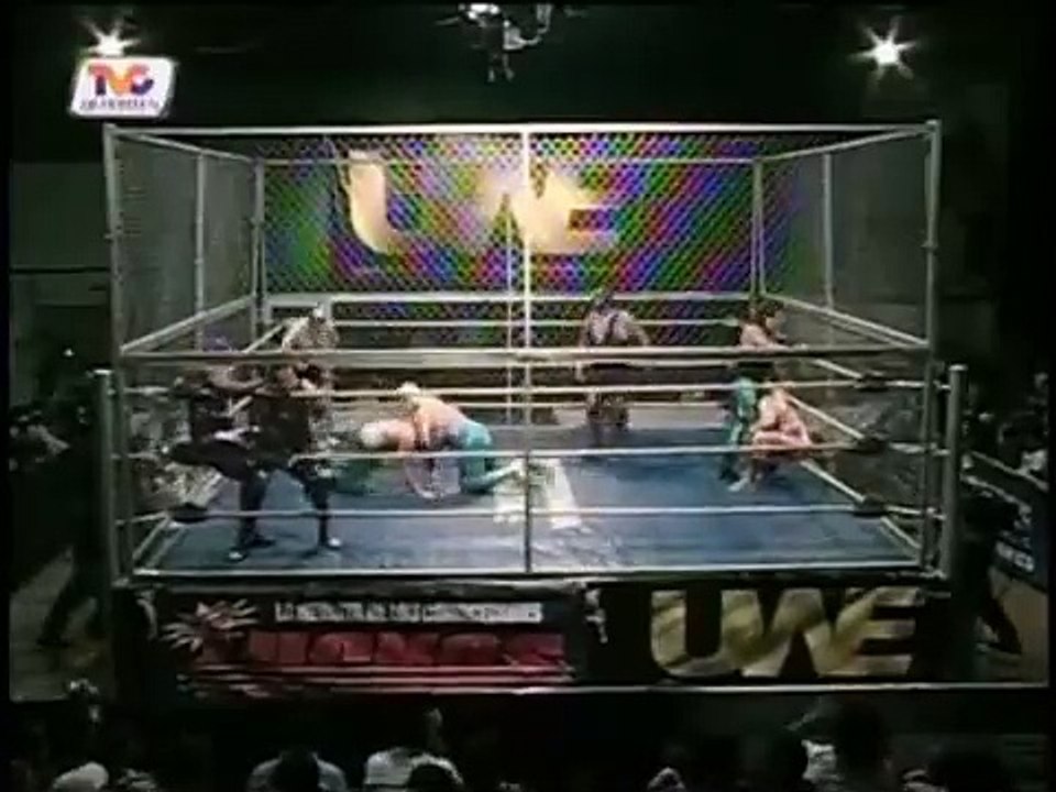 Villano III vs Mil Mascaras vs Mano Negra vs Canek vs Shu el Guerrero vs. Dos Caras vs El Fantasma
