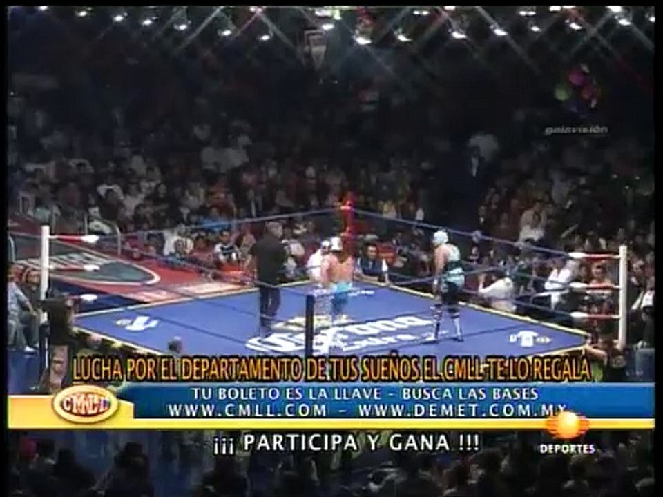 Villano V vs. Último Guerrero - Máscara vs Máscara