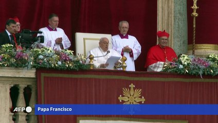 El papa denuncia "la desesperada situación humanitaria" en Gaza