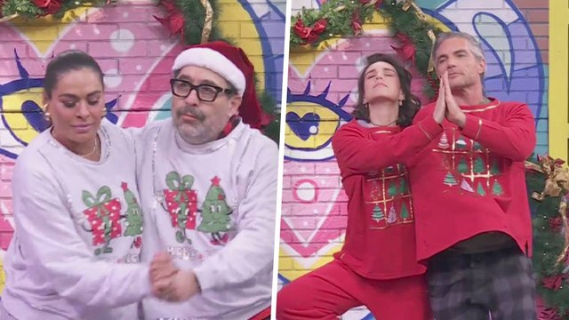 Andrea Legarreta, Tania Rincón y Víctor González demostraron que son los mejores “compas”