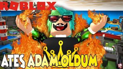  ATEŞ ADAM OLDUM  | PYRO SIMULATOR ROBLOX Türkçe