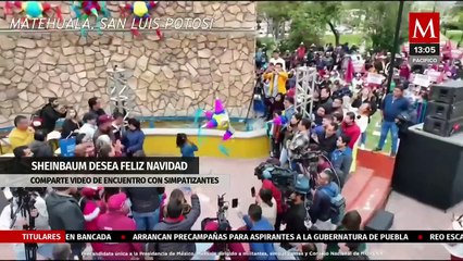 Claudia Sheinbaum comparte mensaje de Navidad: "les deseo lo mejor"