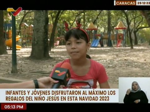Caracas | Niños demuestran alegría por recibir sus regalos navideños y paseos en familia