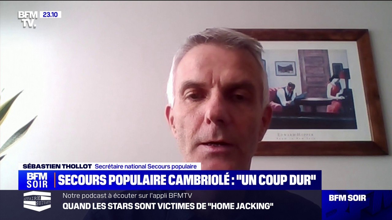 Entrepôt du Secours Populaire cambriolé: "C'est un vrai coup dur" réagit Sébastien Thollot, secrétaire national du Secours Populaire