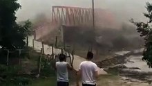  #NOW | An avalh destroyed a bridge in Catamarca, Argentina.