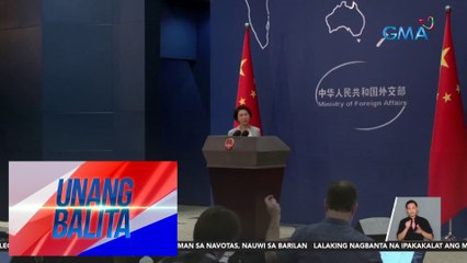 China Foreign Ministry, handa raw makipagtulungan sa Pilipinas para maayos ang tensyon sa West PHL Sea | UB
