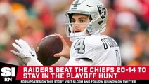 Chiefs Lose to Raiders, 20-14, at Home on Christmas Day