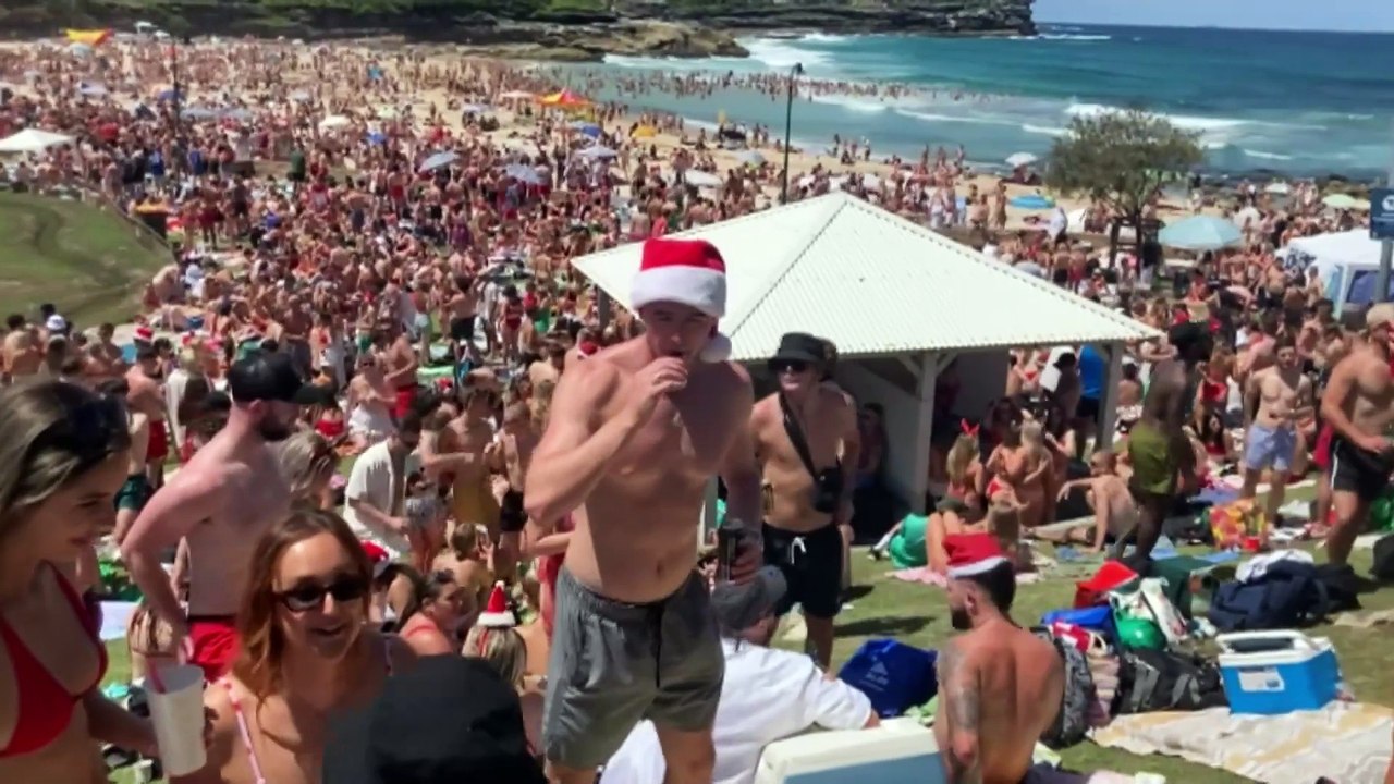 Bronte Beach left in "Disgusting" state by revellers.