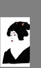 Tracing Drawing Geisha