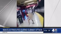 Naked Man attempts to murder people at New York Subway Station